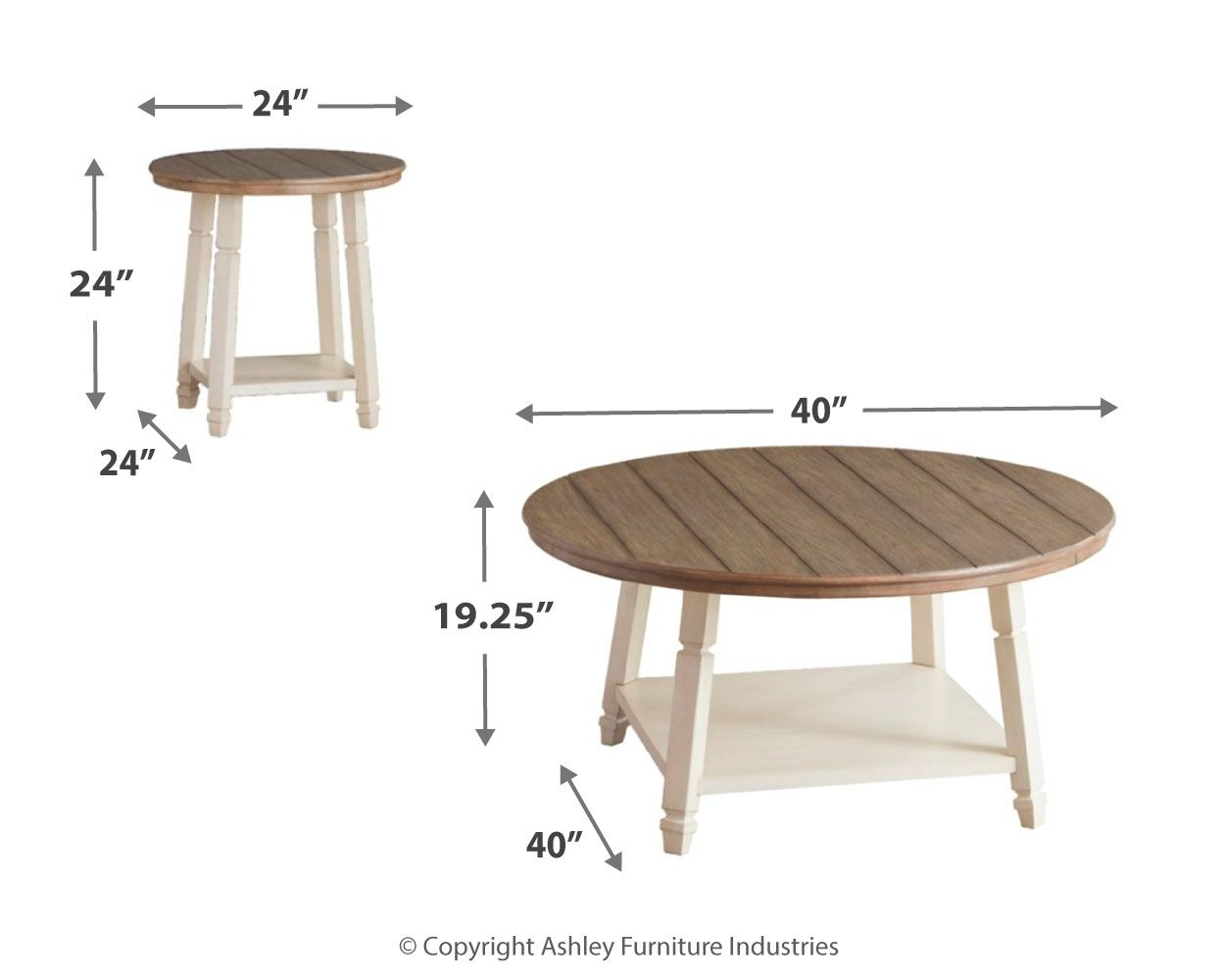 Bolanbrook - Occasional Table Set Of 3
