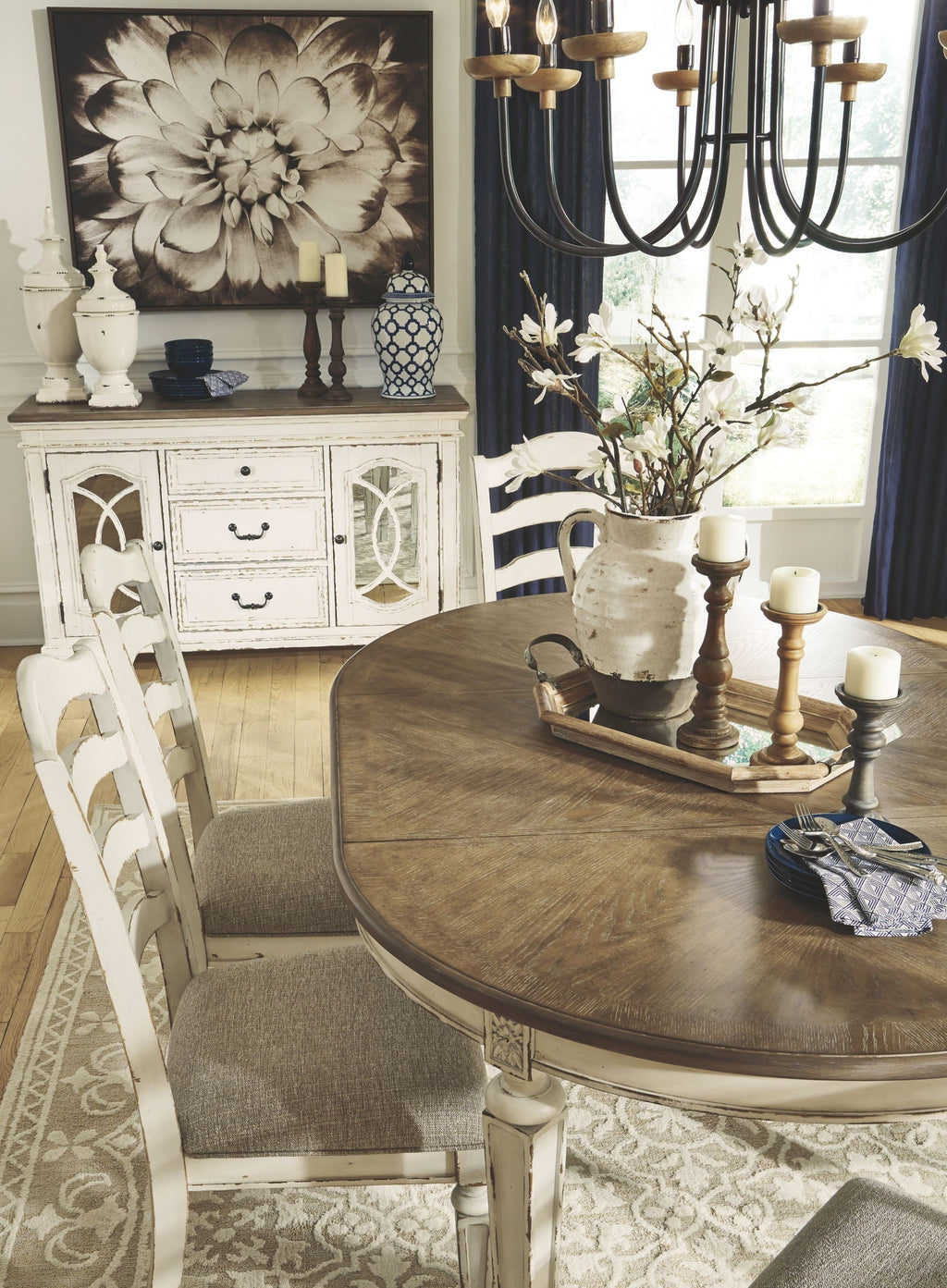 Oval Dining Table Set