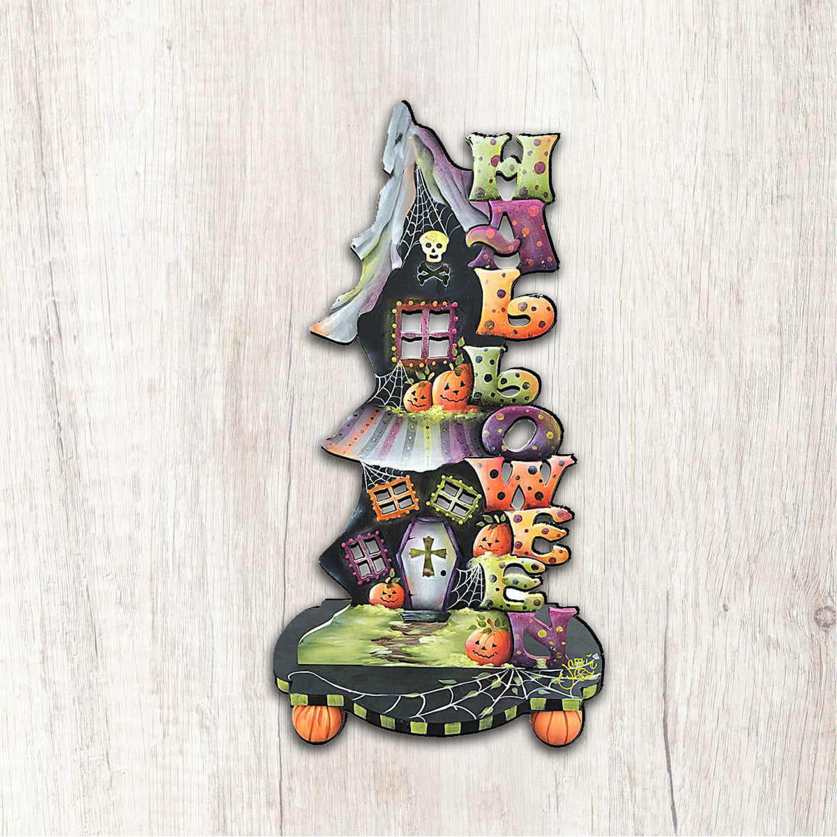 Candle Holder Halloween Door Decor