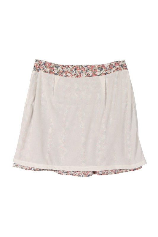 Vintage Floral Skirt