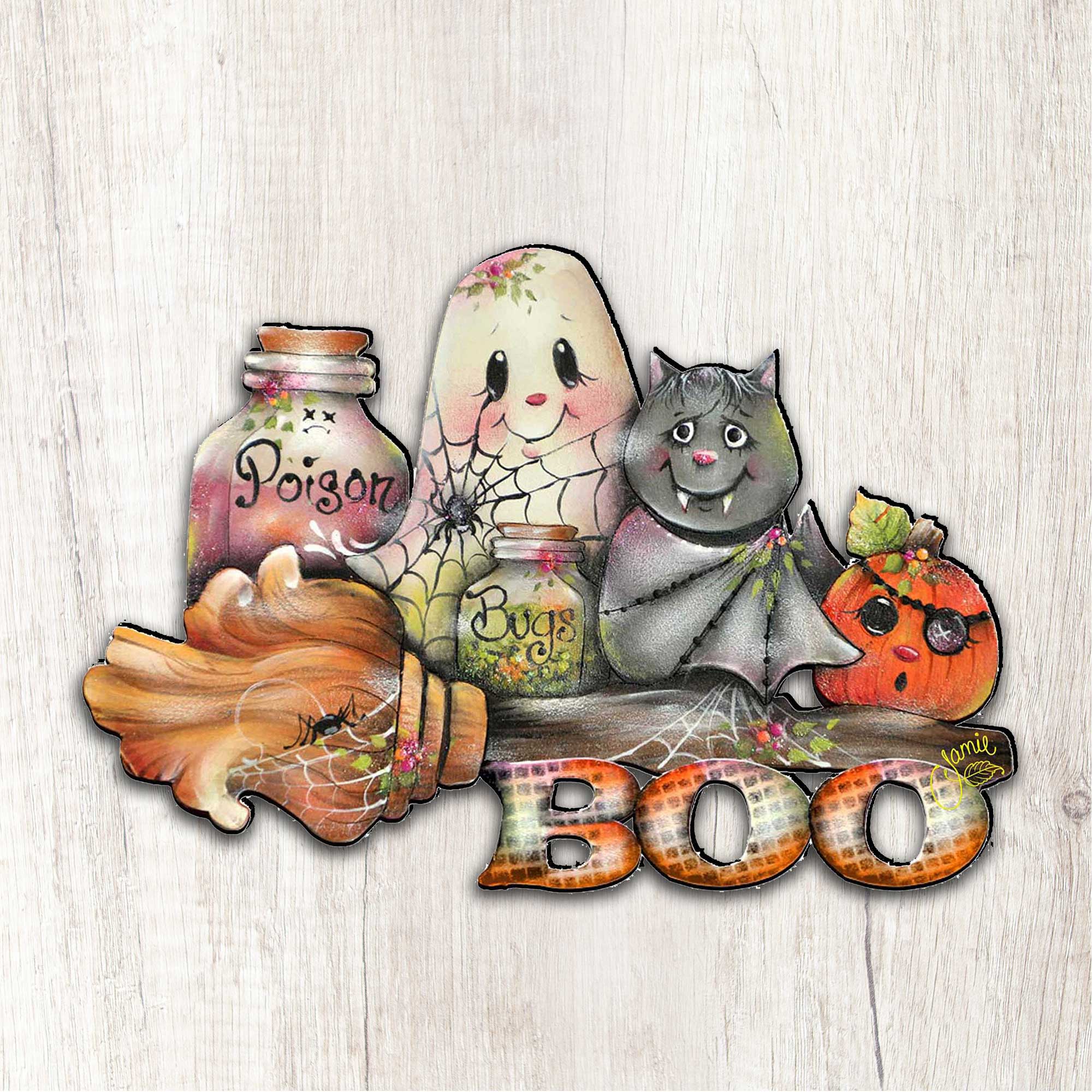 Brunhilda's Broom! Halloween Door Decor