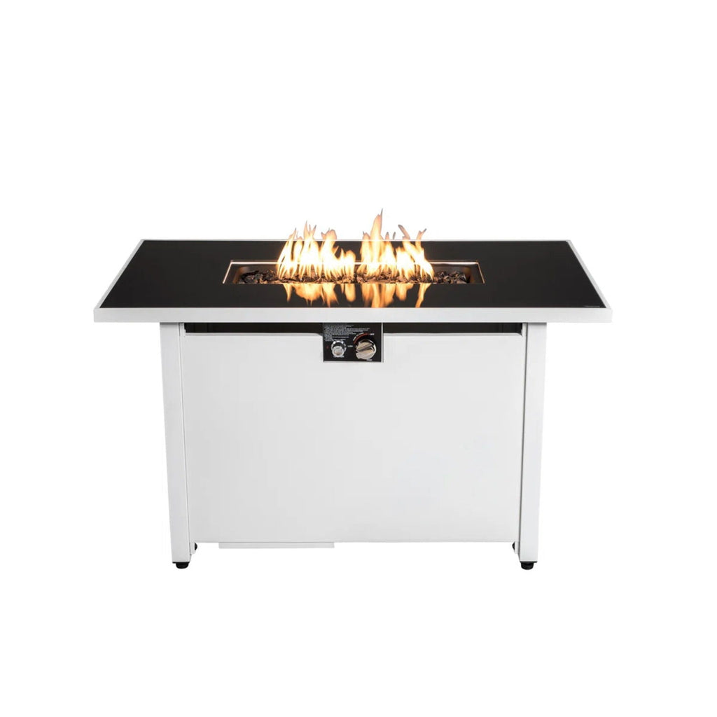 Outdoor 43" Rectangular Fire Pit Table