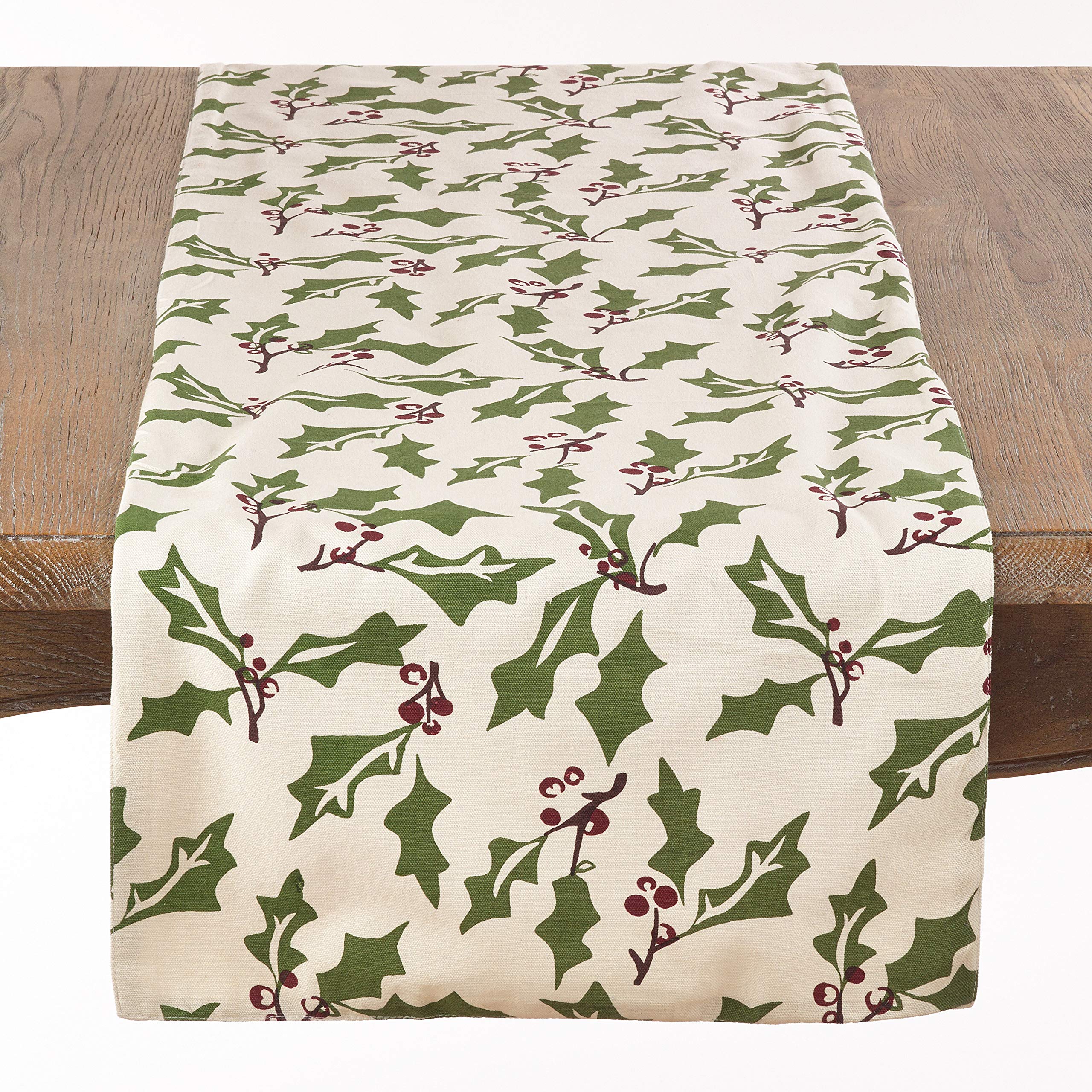 Cottage Holly Berry Table Runner