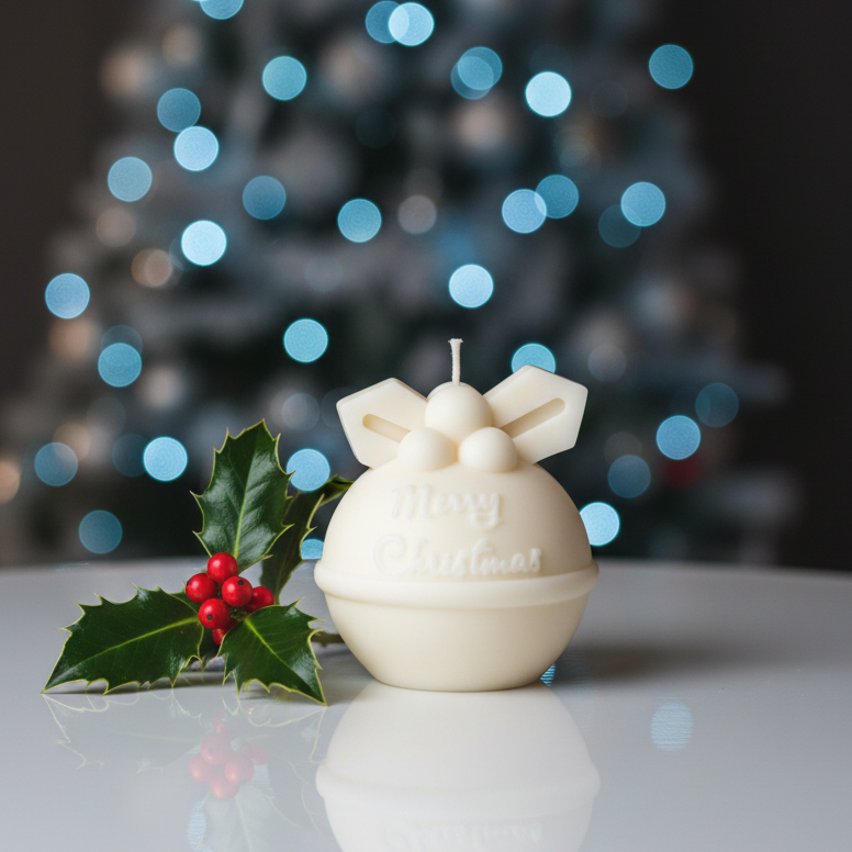 Round Bell Christmas Candle