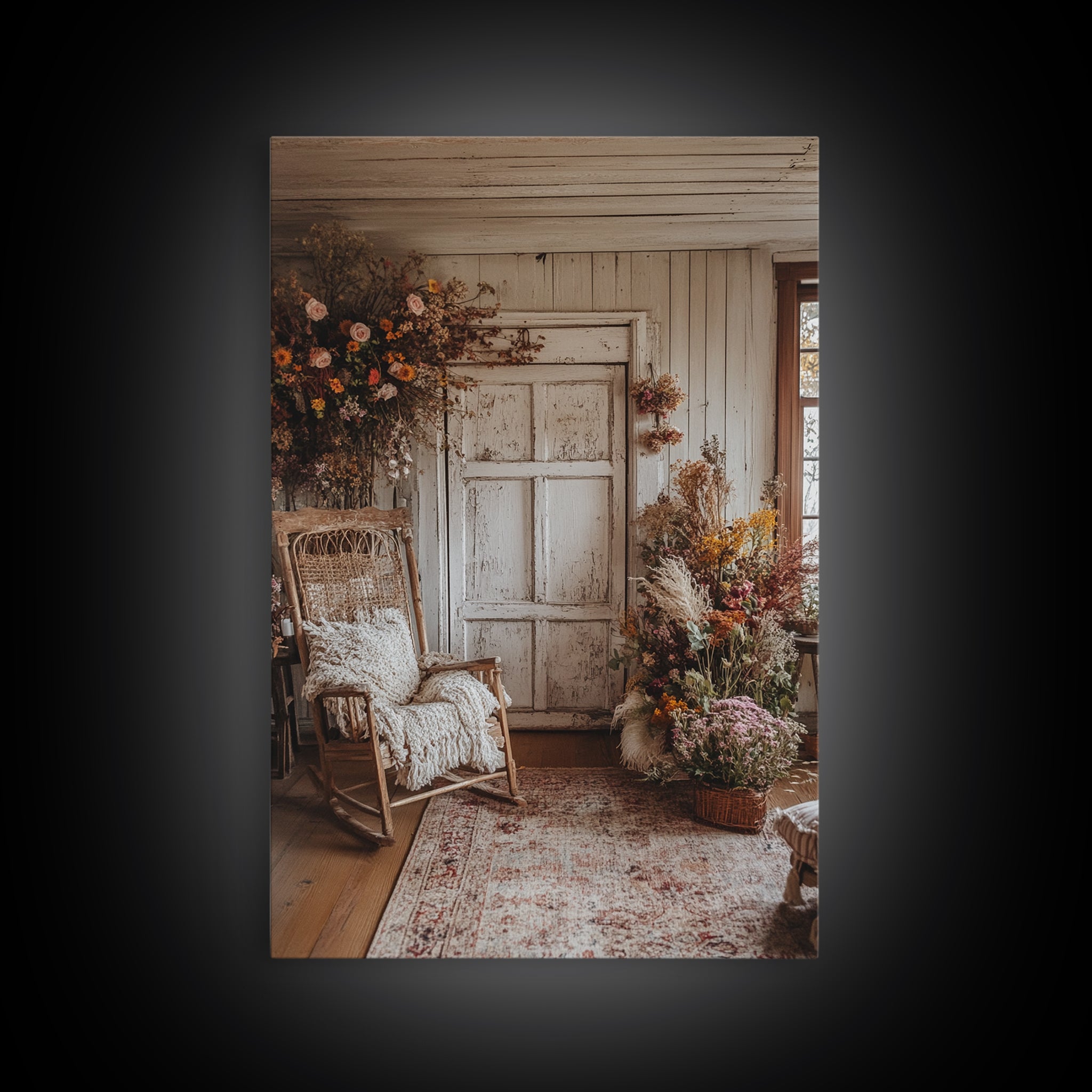 Rustic Floral Wall Art