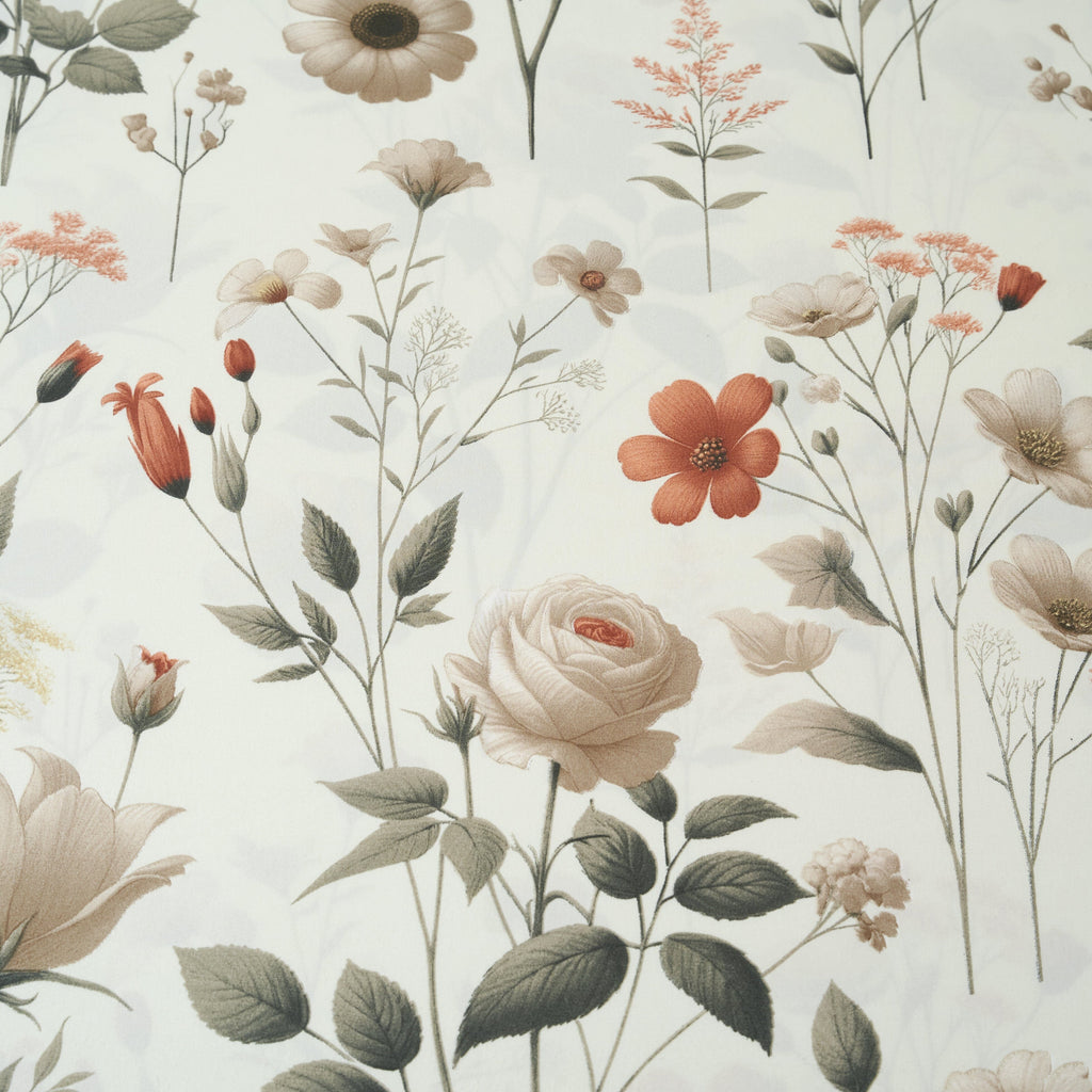 Enchanted Meadow Floral Microfiber Sheet Set