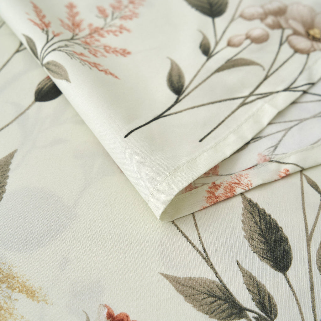Enchanted Meadow Floral Microfiber Sheet Set