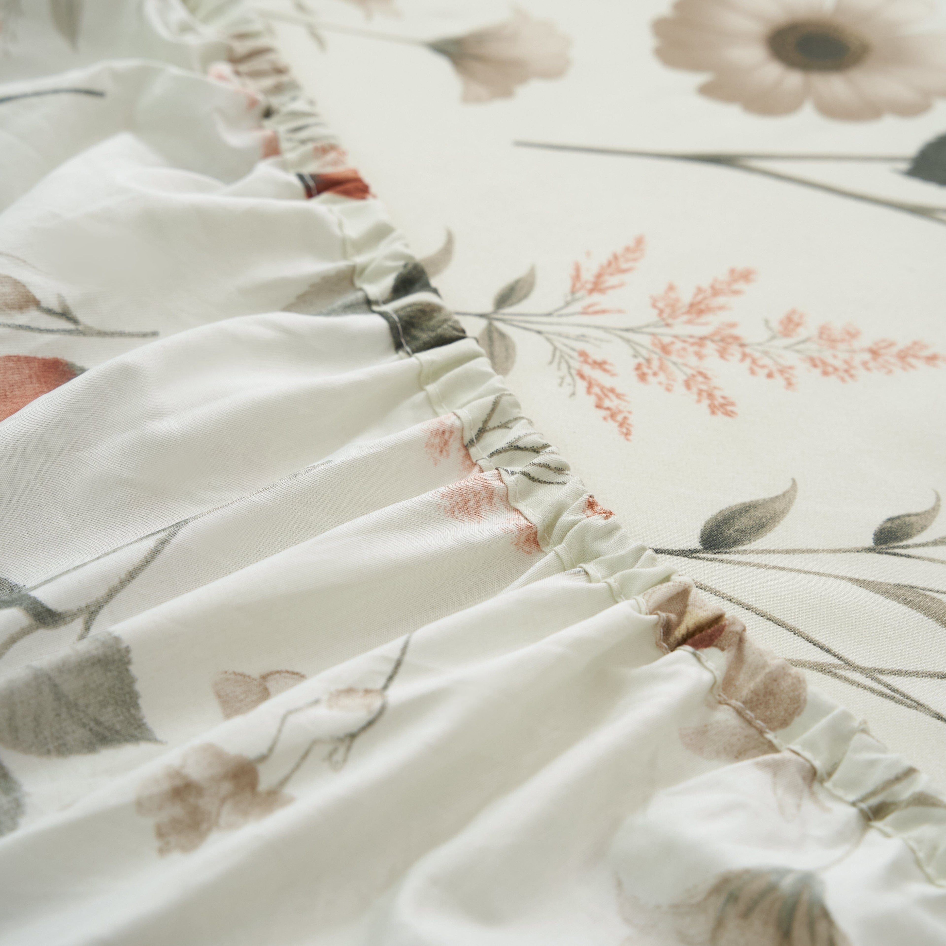 Enchanted Meadow Floral Microfiber Sheet Set