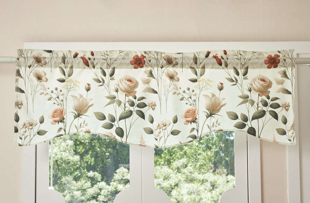 Enchanted Meadow Semi-Sheer Valance
