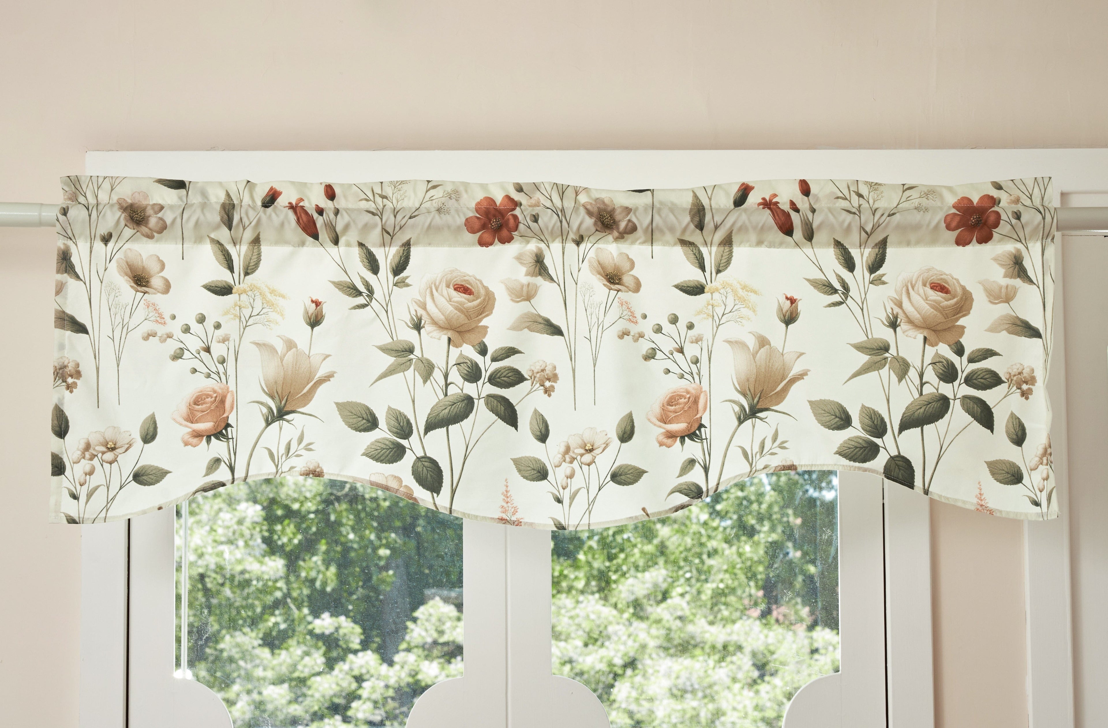 Enchanted Meadow Semi-Sheer Valance