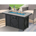 42-inch Outdoor Propane Gas Fire Pit Patio Table