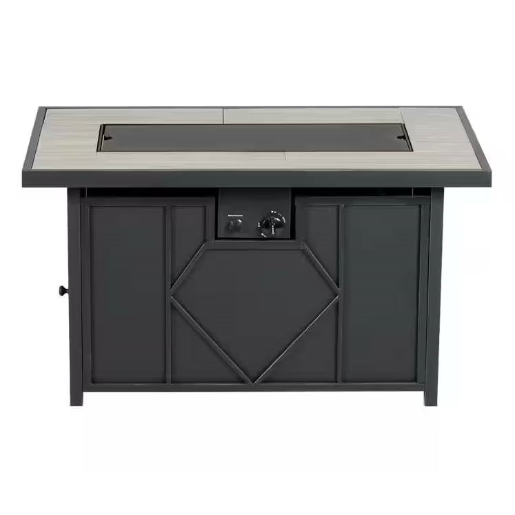 42-inch Outdoor Propane Gas Fire Pit Patio Table