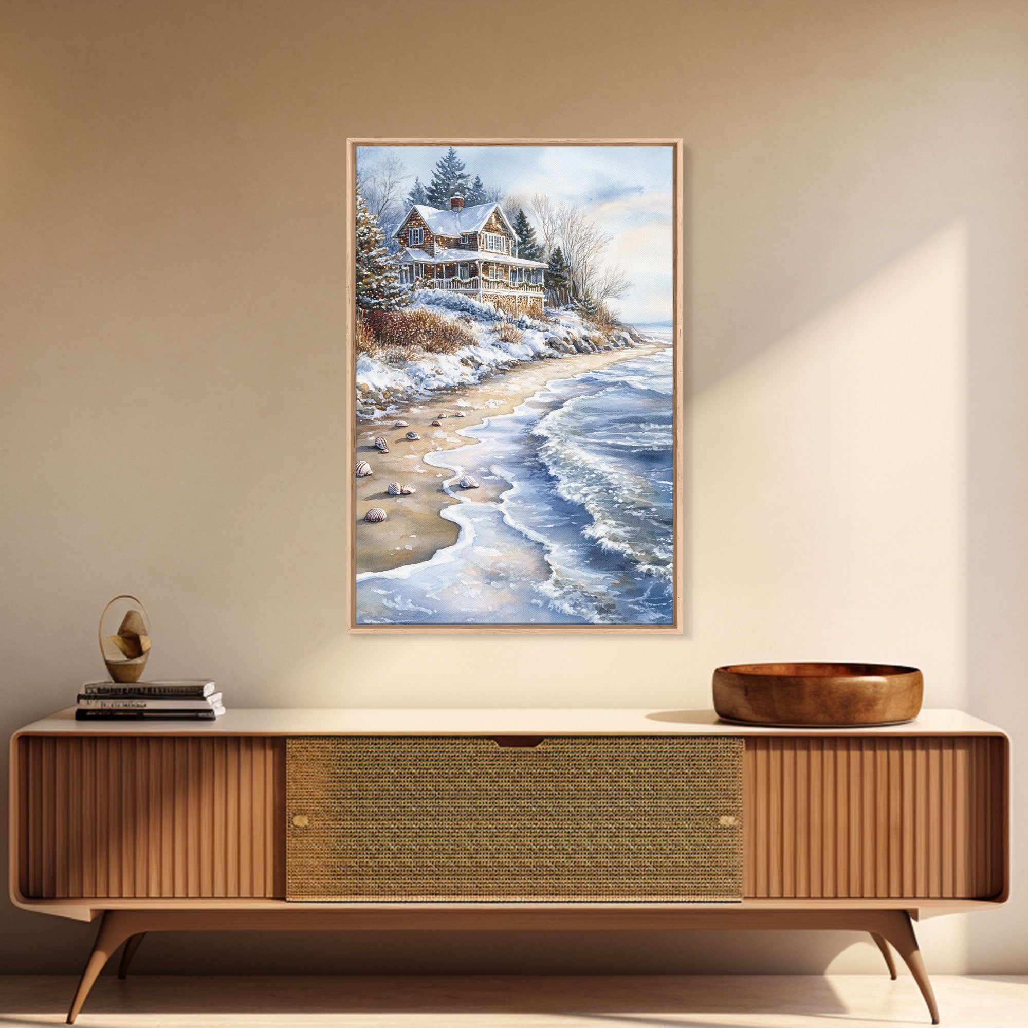 Tropical Christmas Wall Art