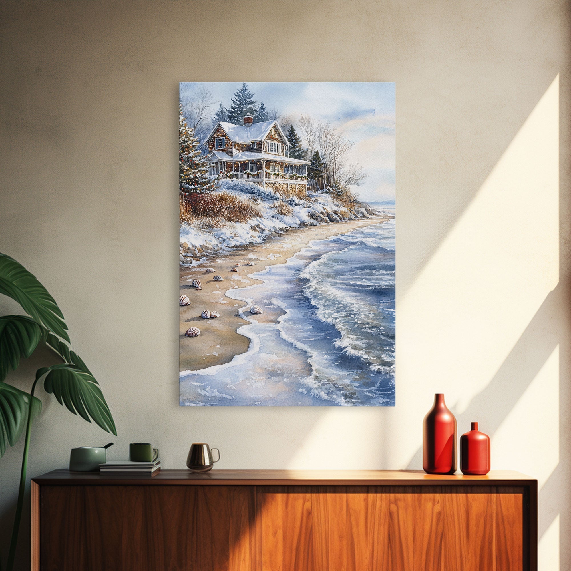 Tropical Christmas Wall Art