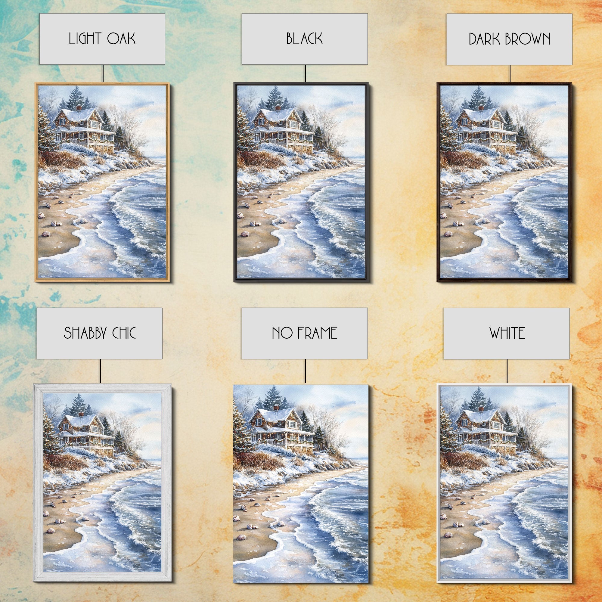 Tropical Christmas Wall Art