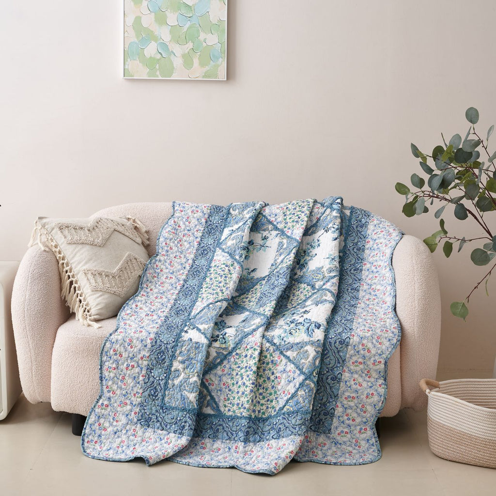 Quilted Throw Blanket