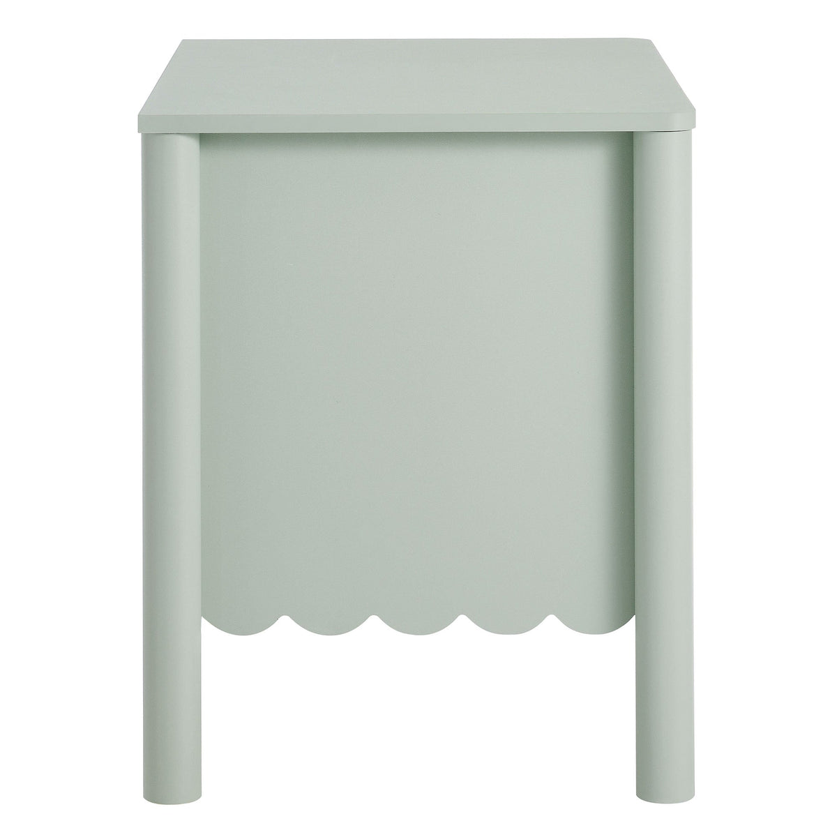 Scalloped 2-Drawer Nightstand