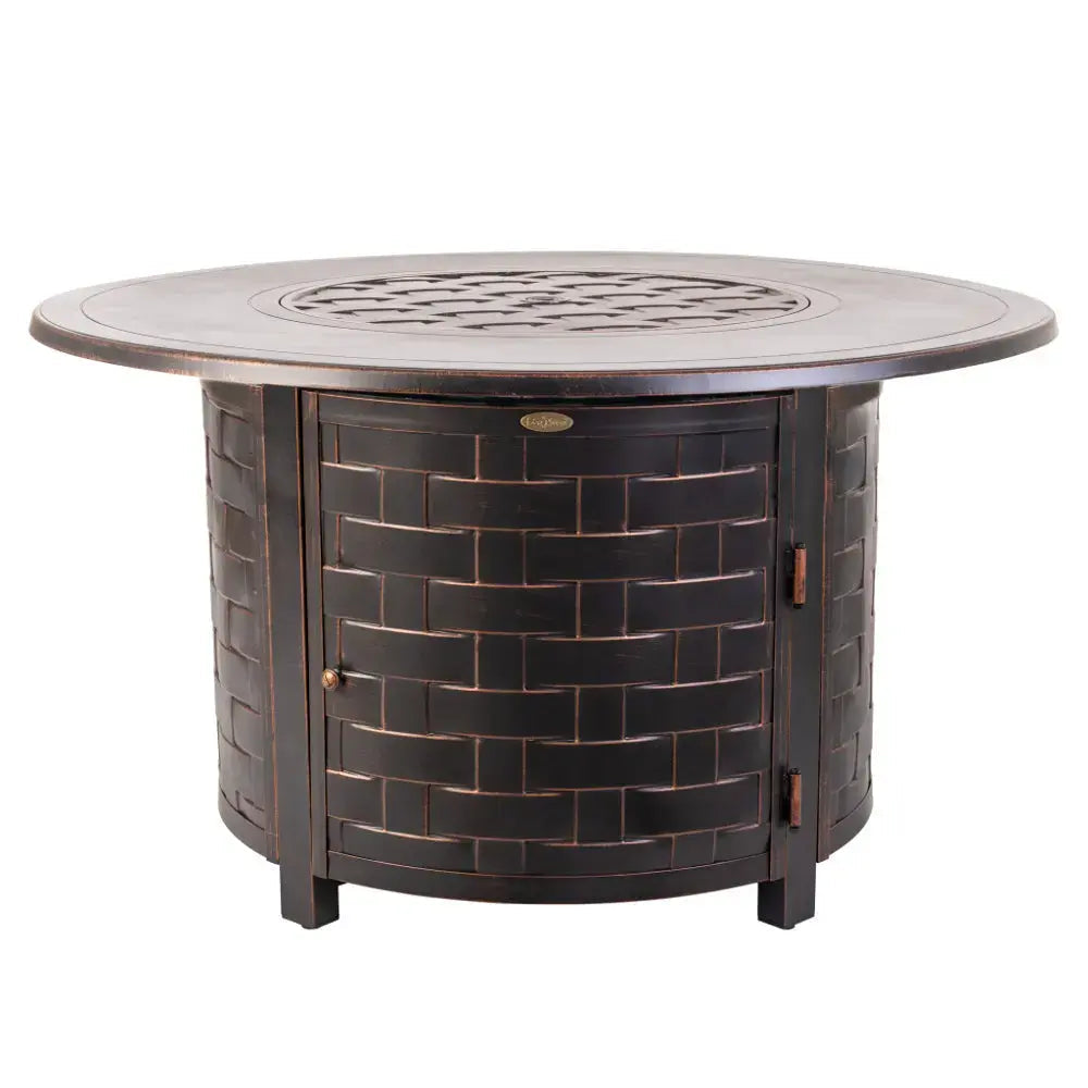 Perissa Woven Aluminum LPG Fire Pit