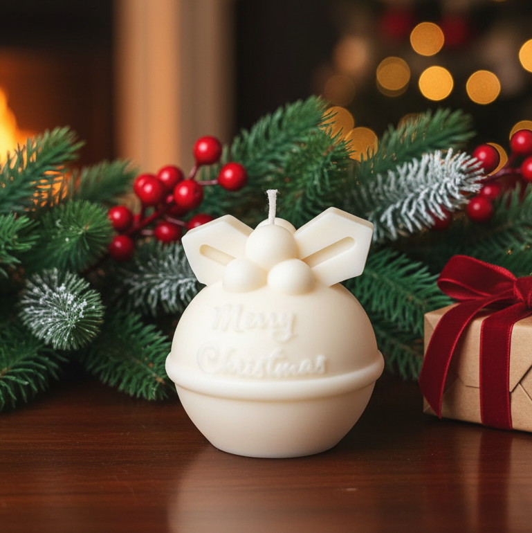 Round Bell Christmas Candle