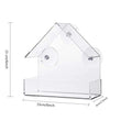 House Transparent Window Wild Bird Feeder