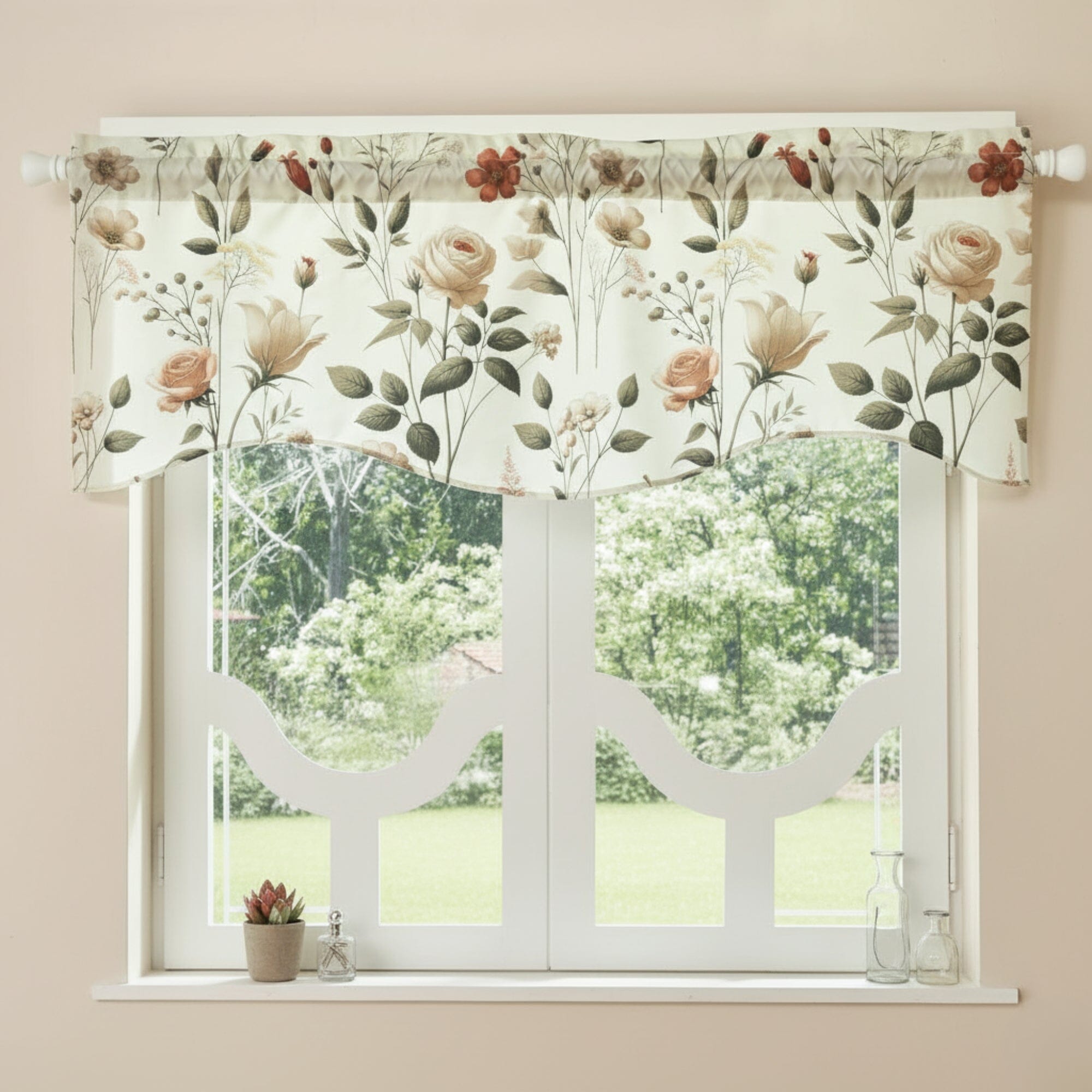 Enchanted Meadow Semi-Sheer Valance