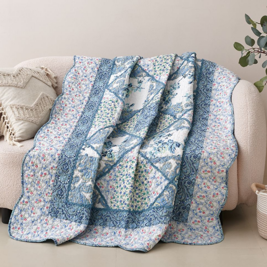 Quilted Throw Blanket