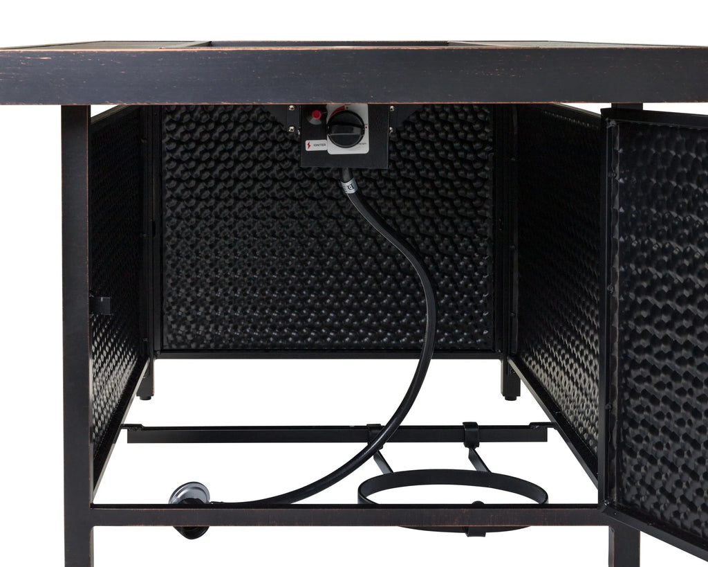 Weyland Rectangle Aluminum LPG Fire Pit