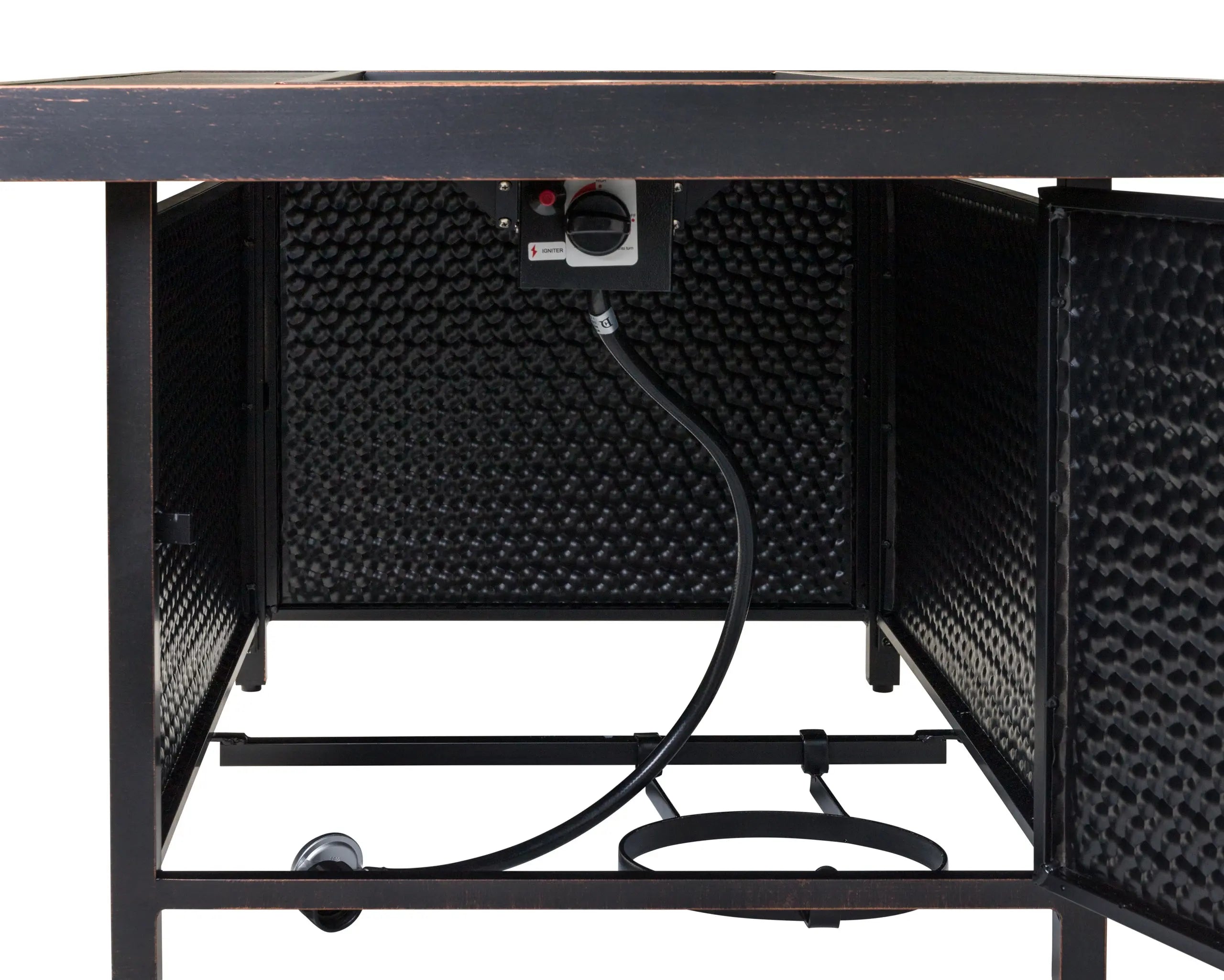 Weyland Rectangle Aluminum LPG Fire Pit