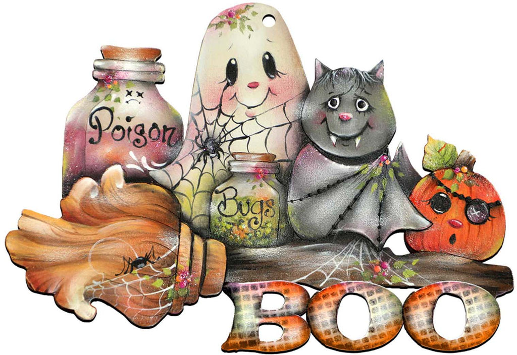 Brunhilda's Broom! Halloween Door Decor