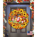 Thanksgiving Holiday Door Wreath