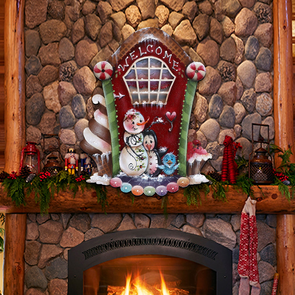 A Season of Sweet Christmas Holiday Door Decor