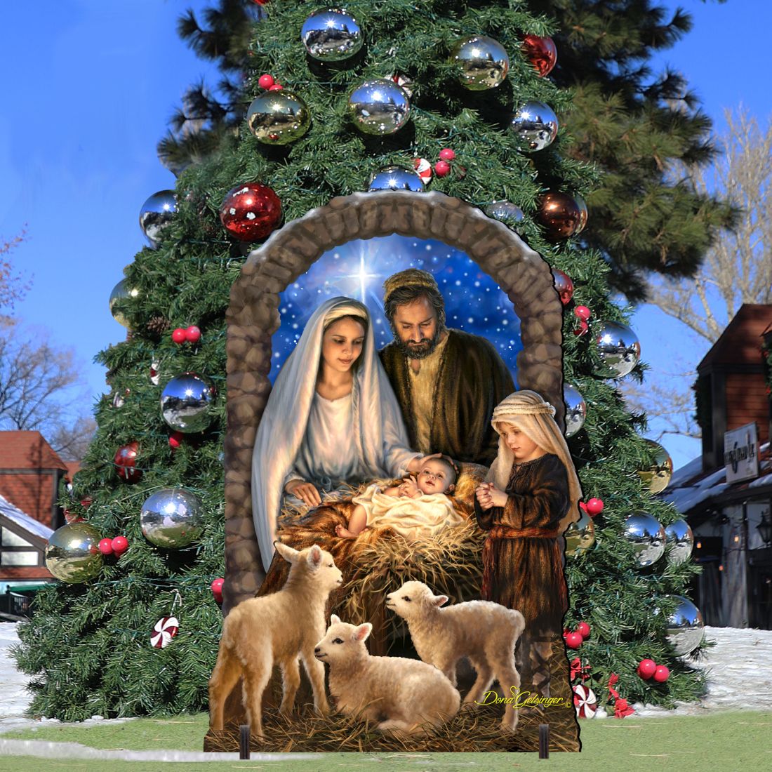 Miracle Nativity Outdoor Decor