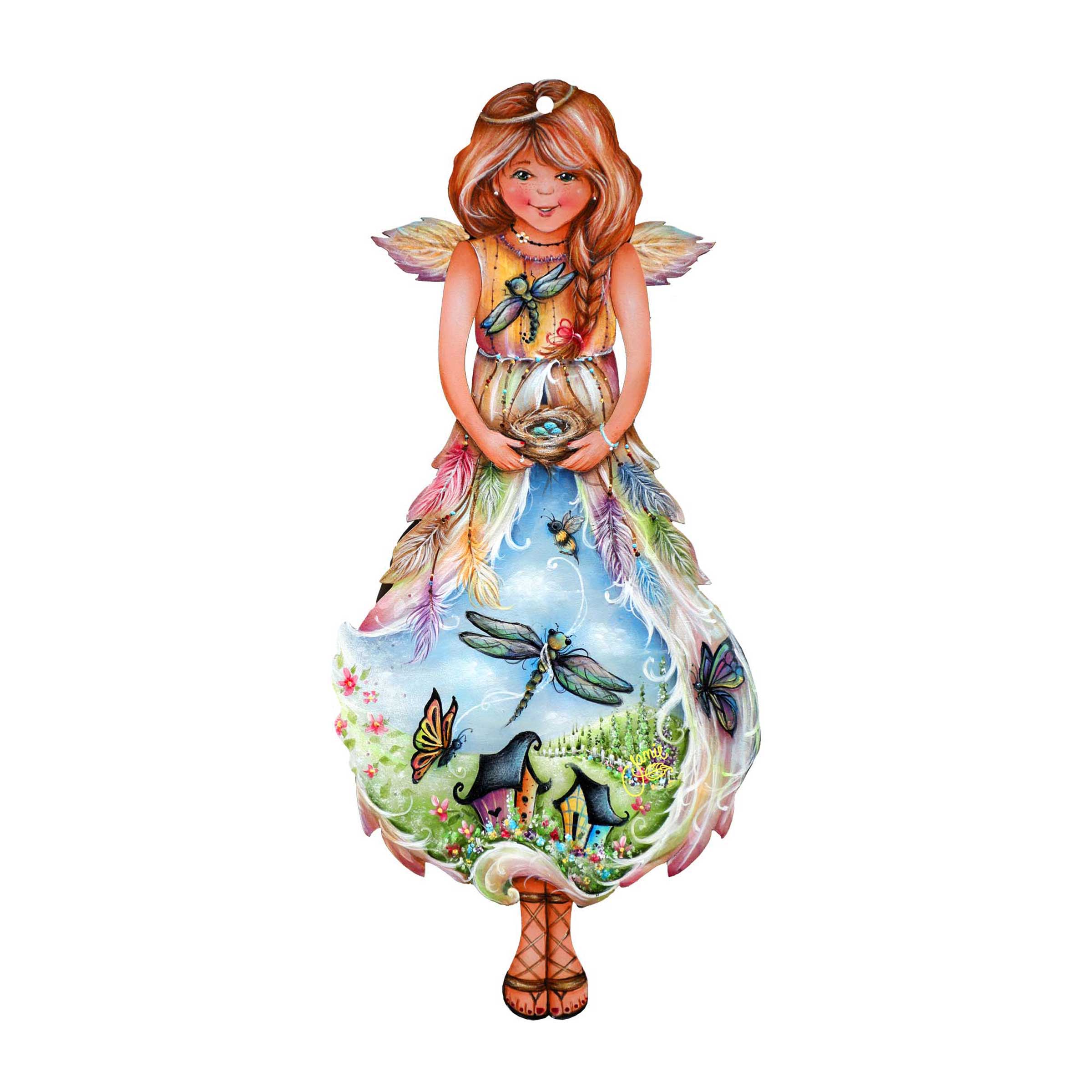 Blessing Angel Wildlife Door Decor