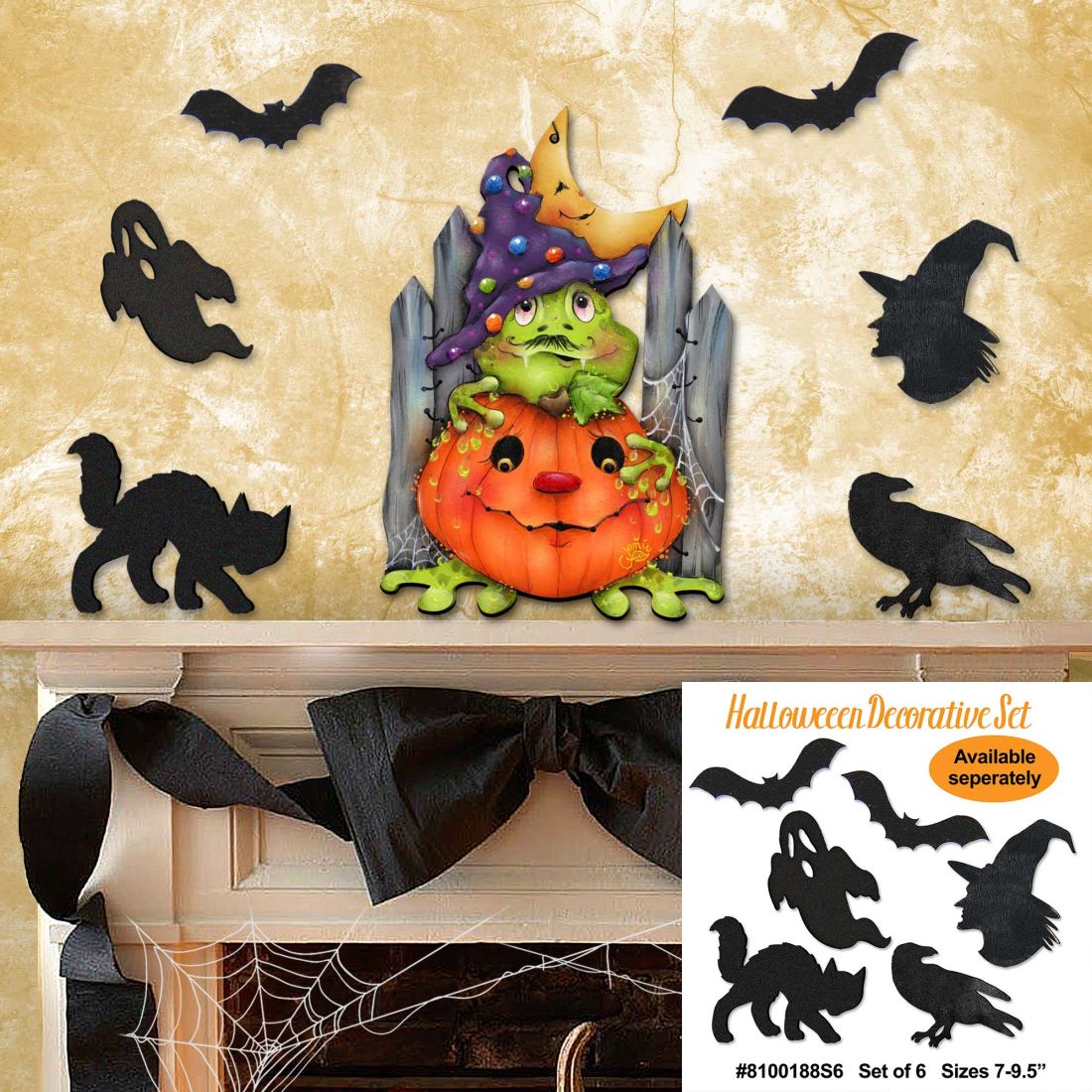 Jeepers Creepers Halloween Door Decor