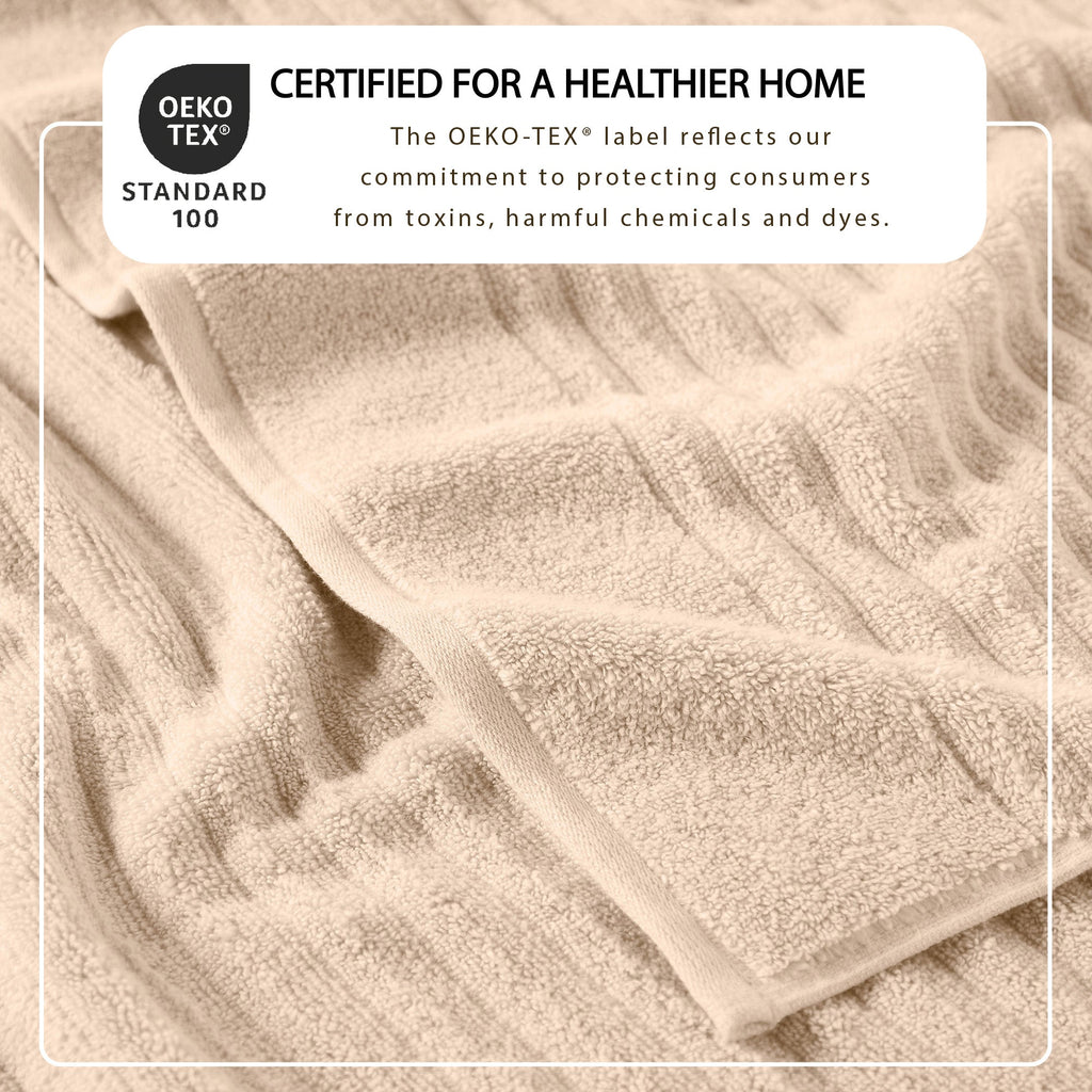 Luxury Combed Cotton Bath Towel Set