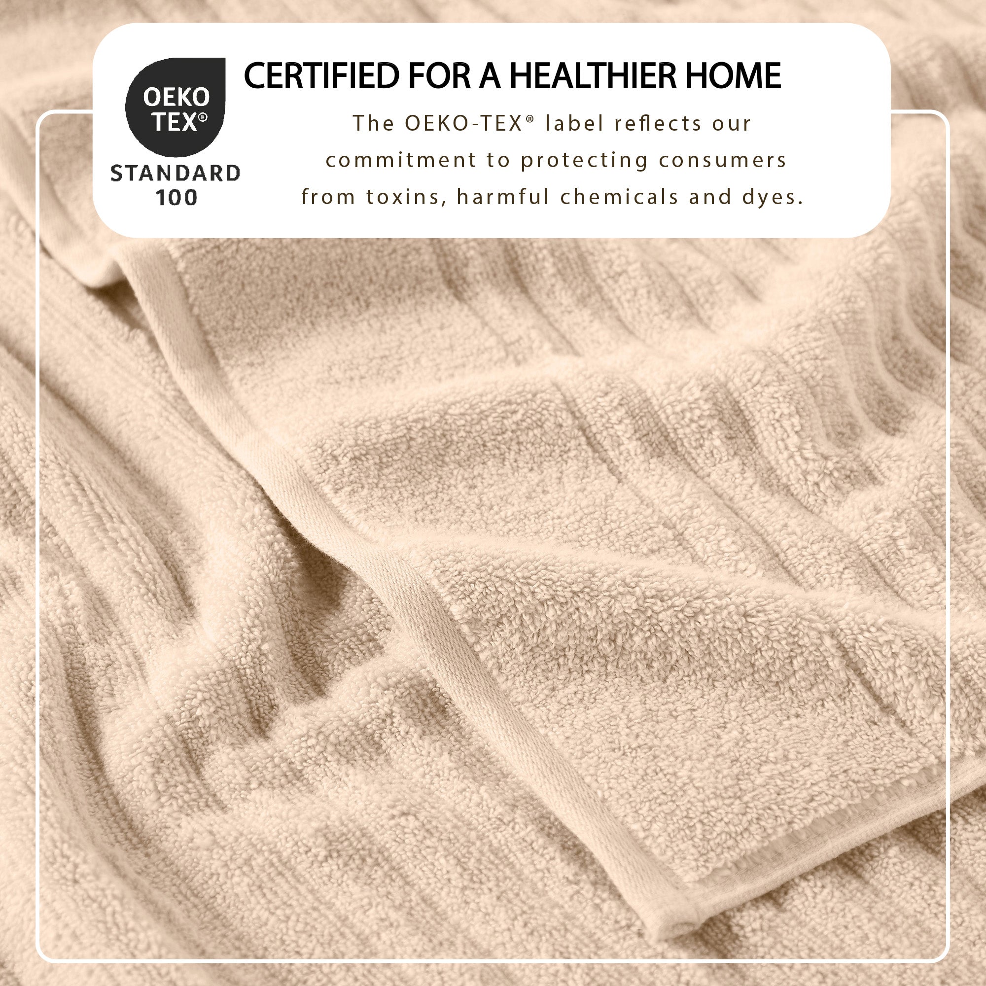 Luxury Combed Cotton Bath Towel Set