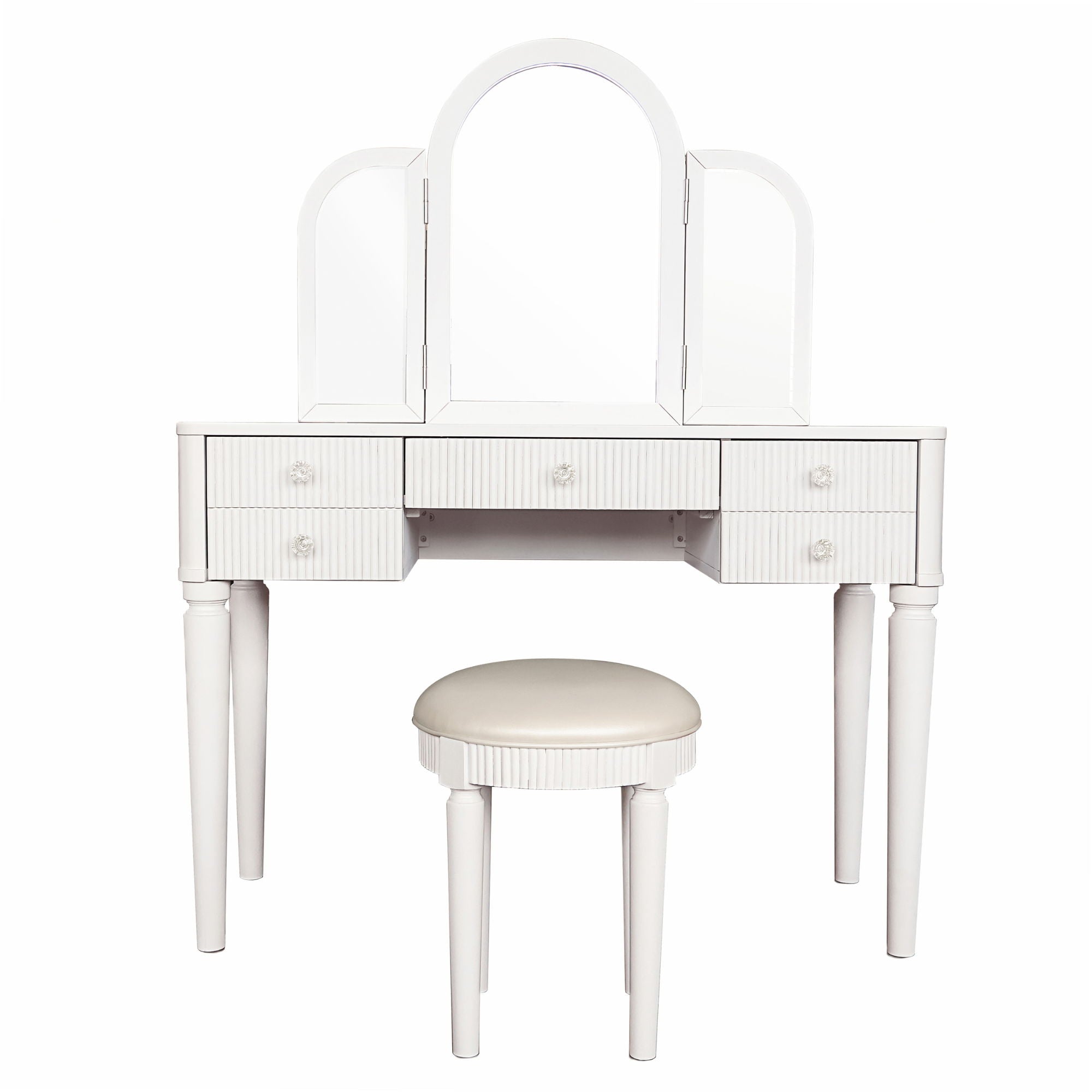 Makeup Vanity Table Set With Adjustable Lighting