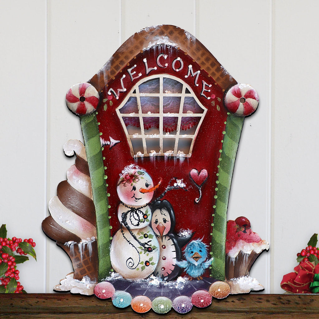 A Season of Sweet Christmas Holiday Door Decor