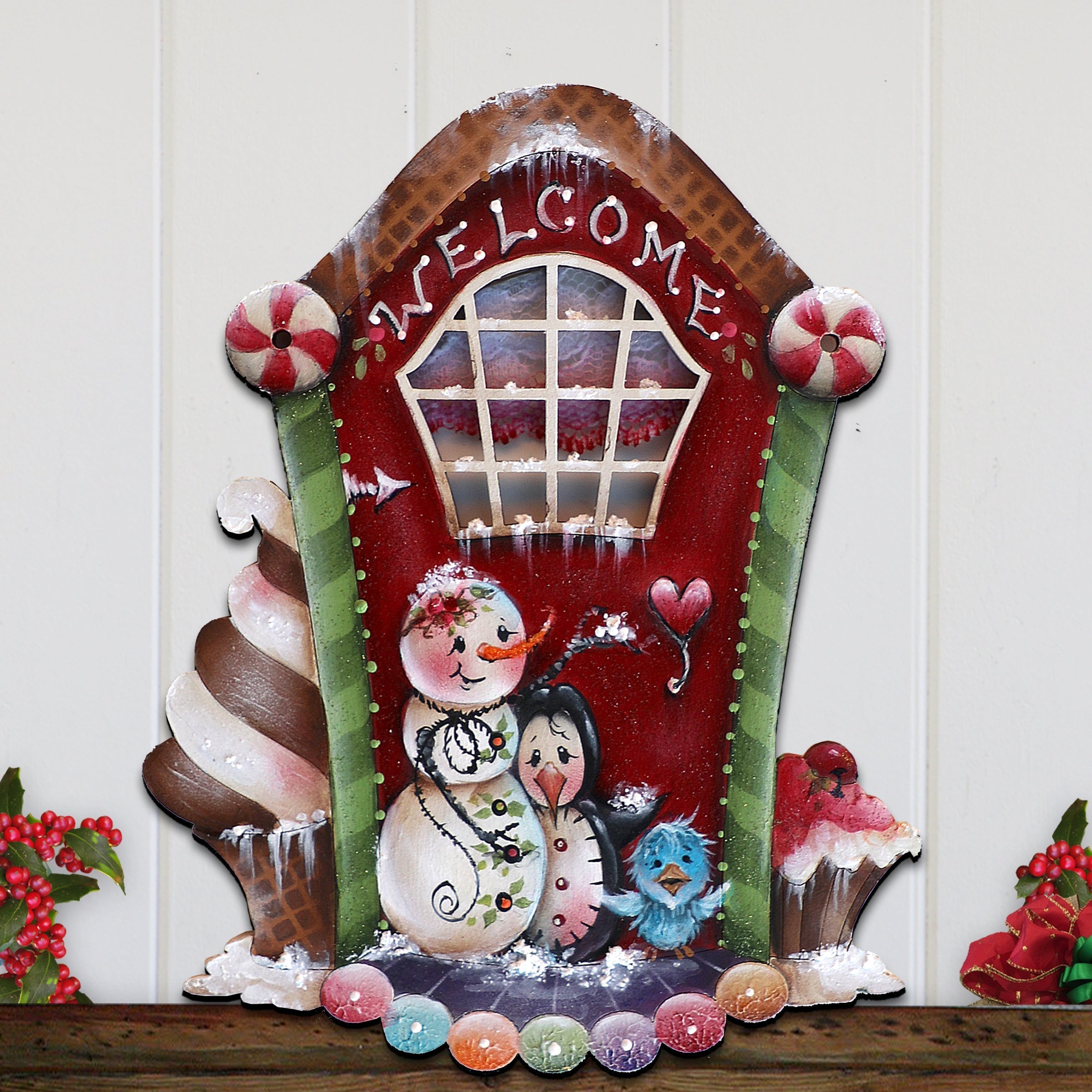 A Season of Sweet Christmas Holiday Door Decor
