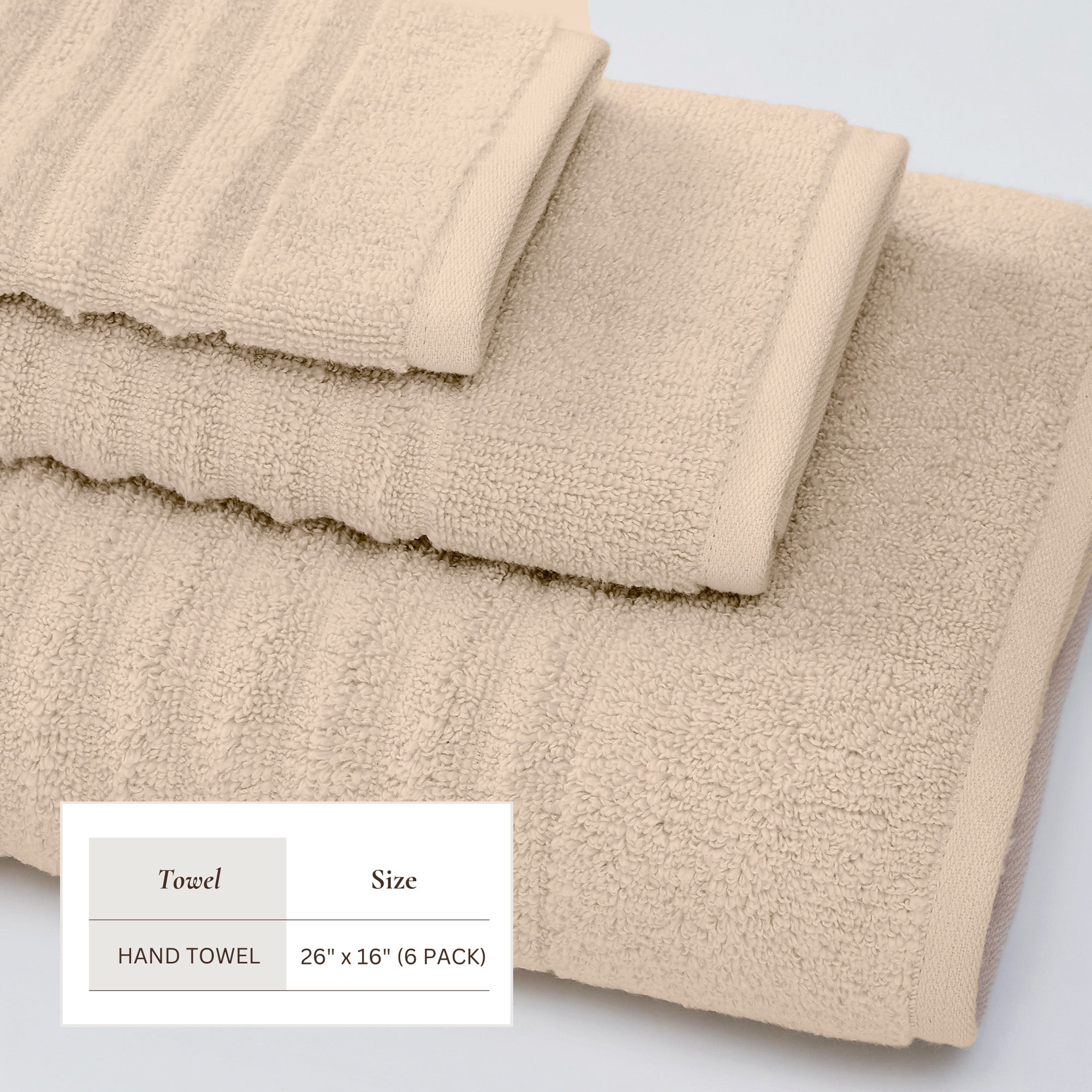 Luxury Combed Cotton Bath Towel Set