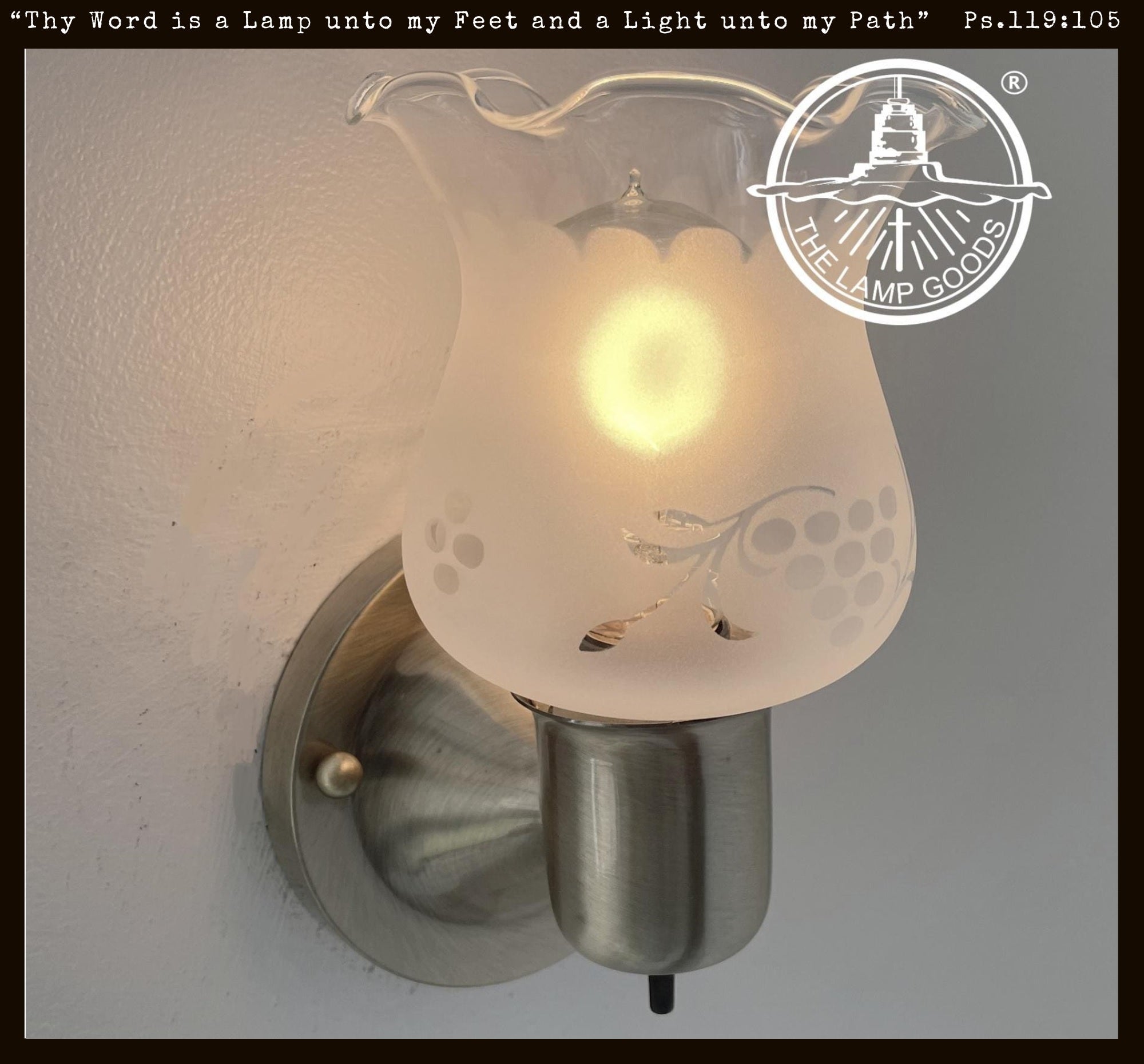 Glass Wall Sconce Light Fixture