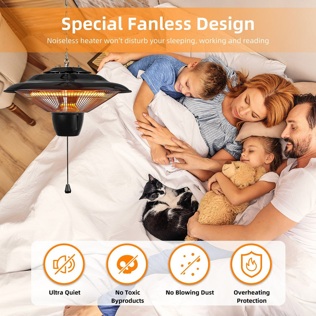 1500W Outdoor Hanging Patio Heater