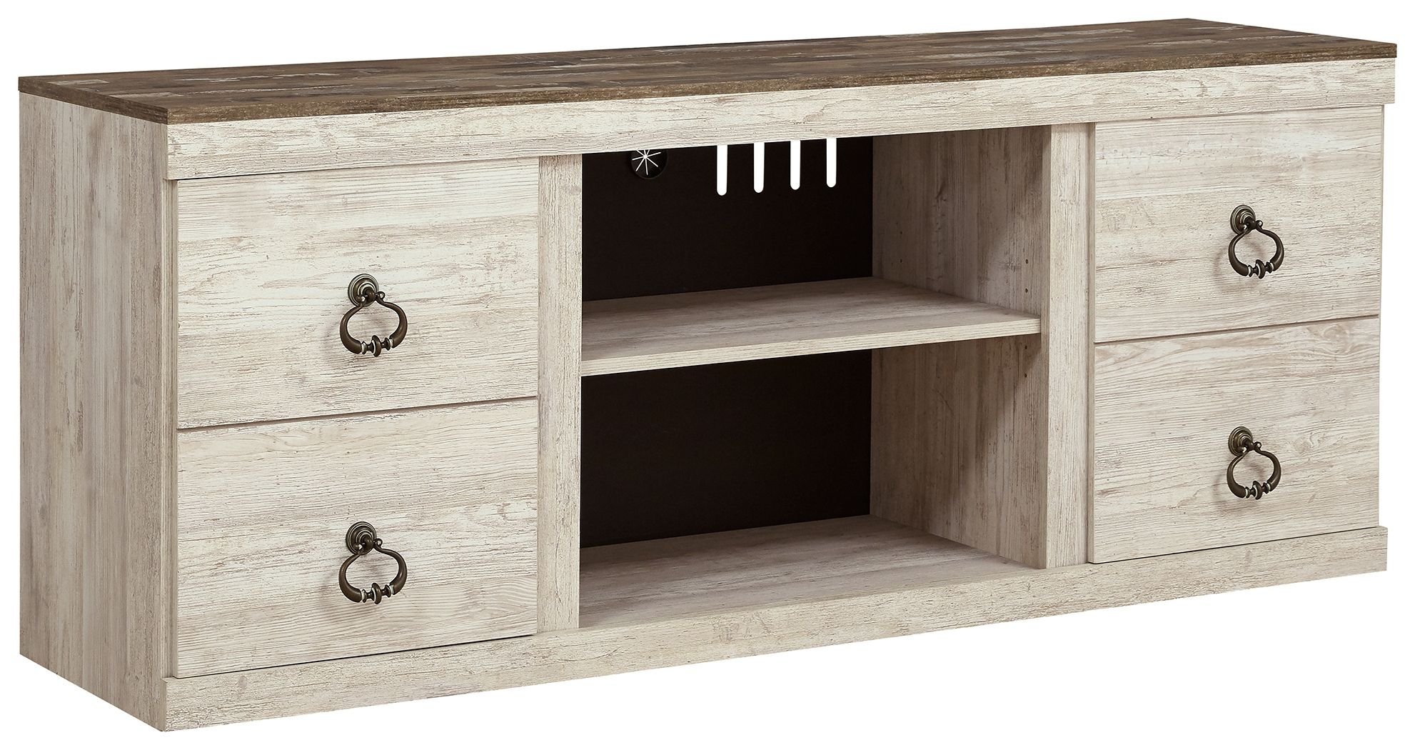 TV Stand With Fireplace Option
