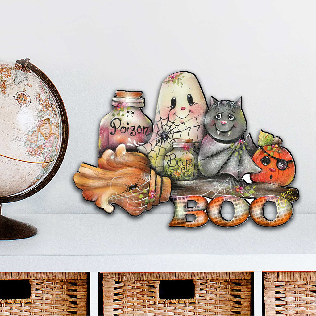 Brunhilda's Broom! Halloween Door Decor