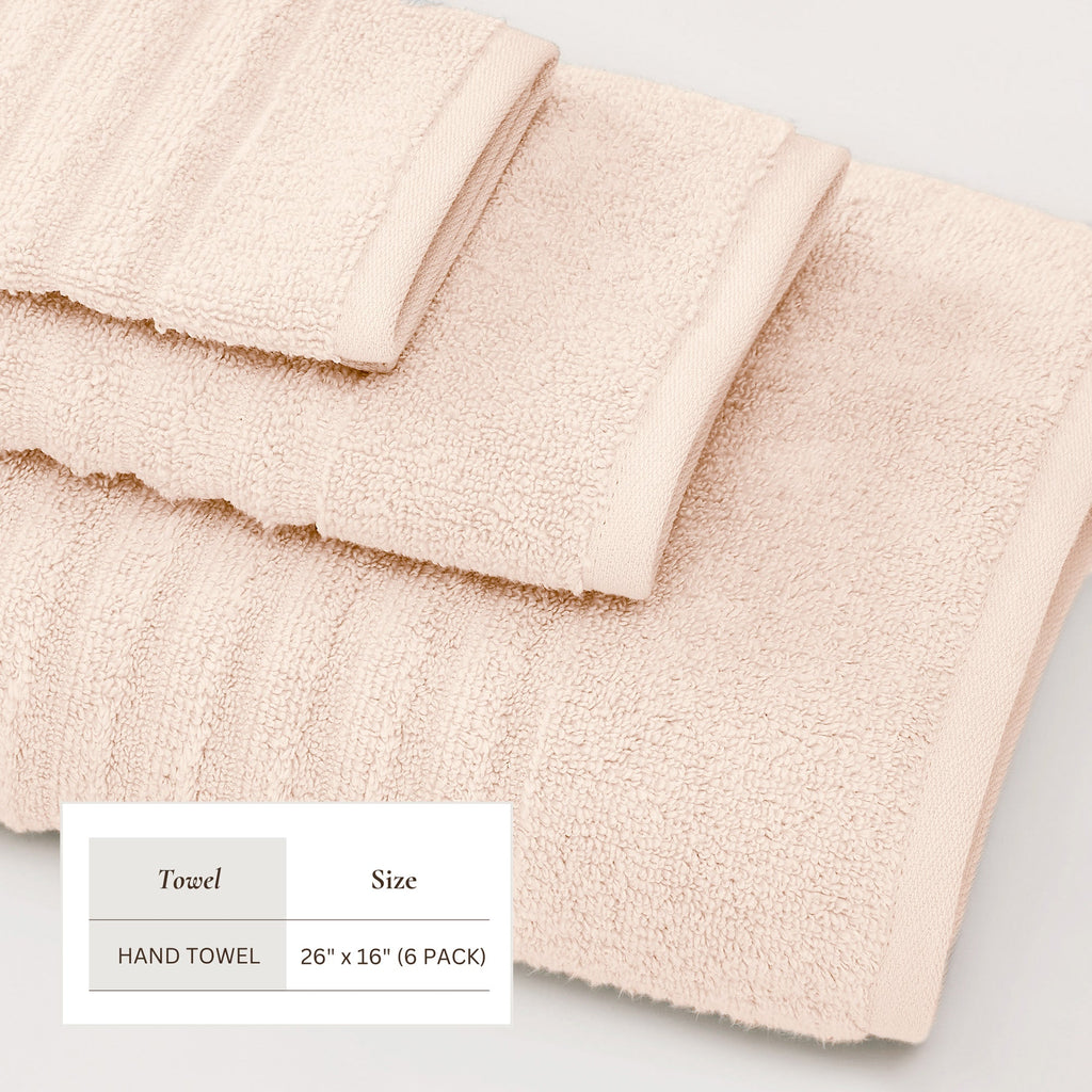 Luxury Combed Cotton Bath Towel Set