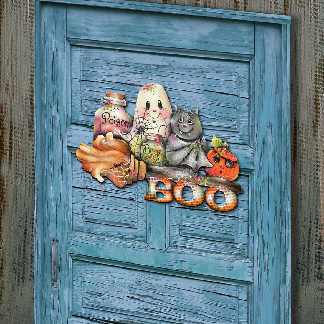 Brunhilda's Broom! Halloween Door Decor