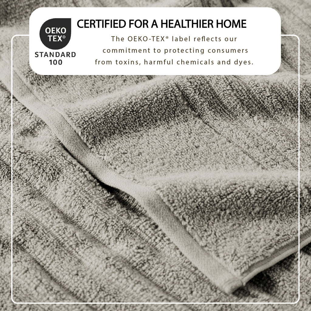 Luxury Combed Cotton Bath Towel Set