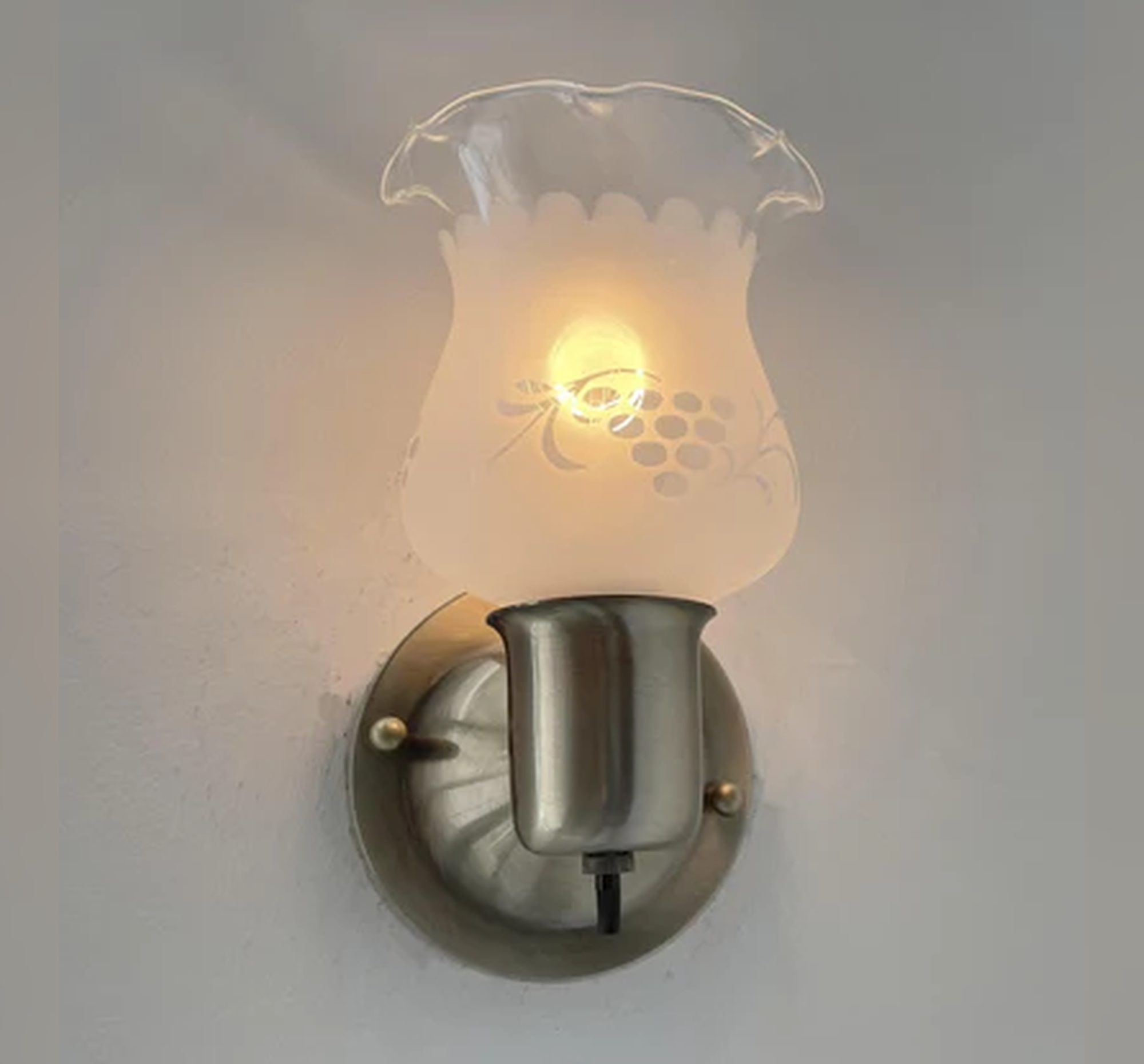 Glass Wall Sconce Light Fixture