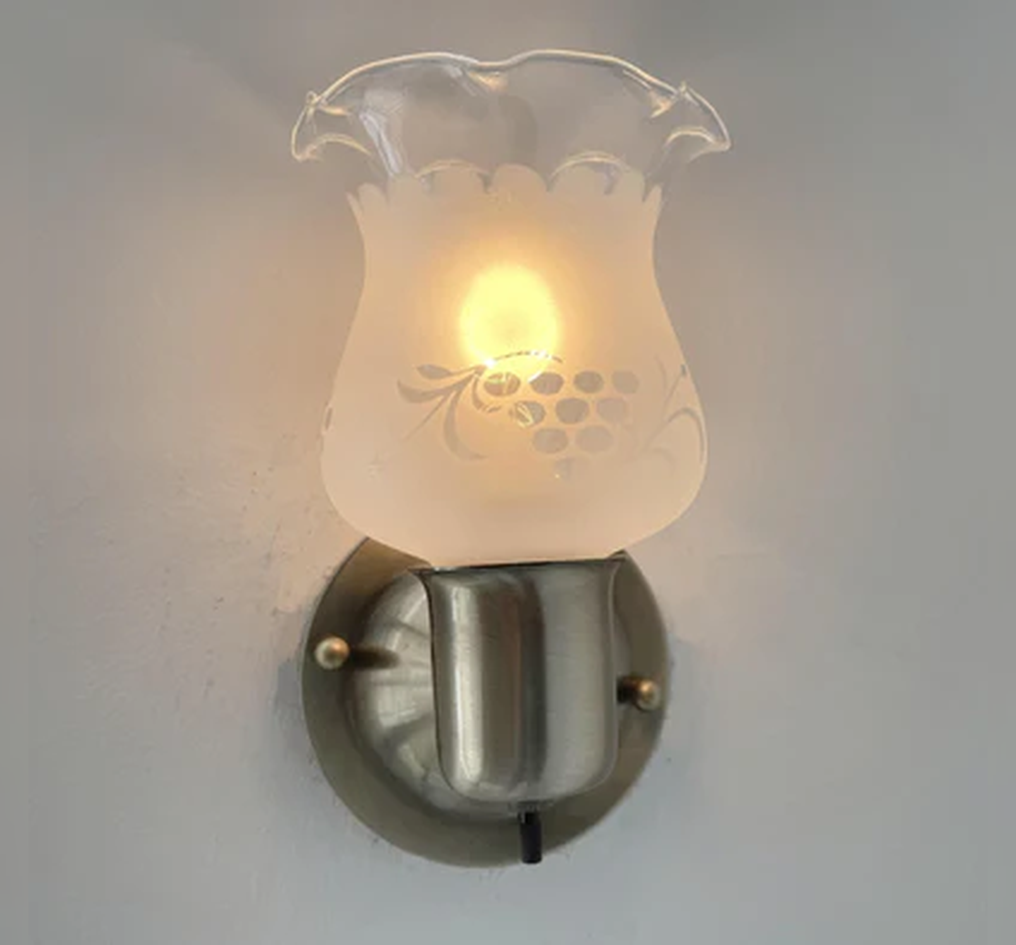 Glass Wall Sconce Light Fixture