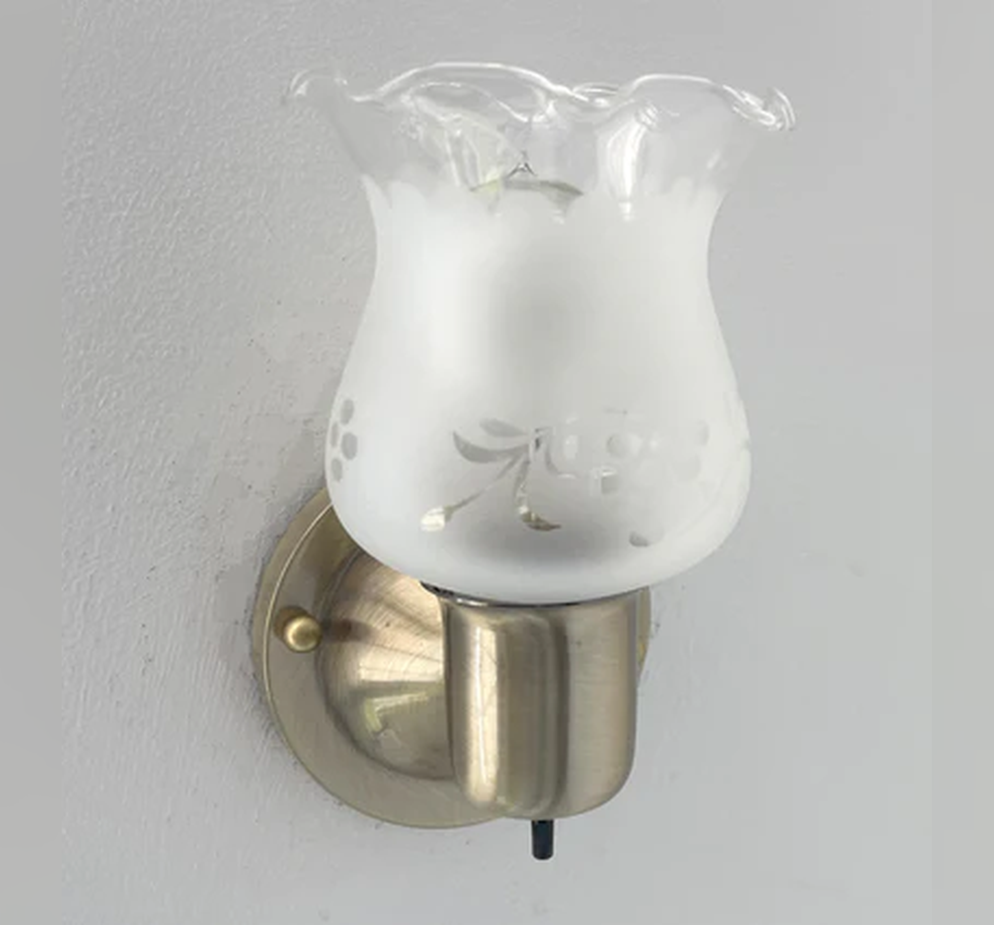 Glass Wall Sconce Light Fixture